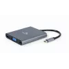 Gembird a-CM-COMBO6-01 Stacja dokująca / replikator portów USB 3.2 Gen 1 (3.1 cala)