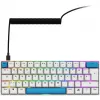Klawiatura Sharkoon SGK50 S4 Domowa USB QWERTZ Niemiecka Biała 60% RGB LED