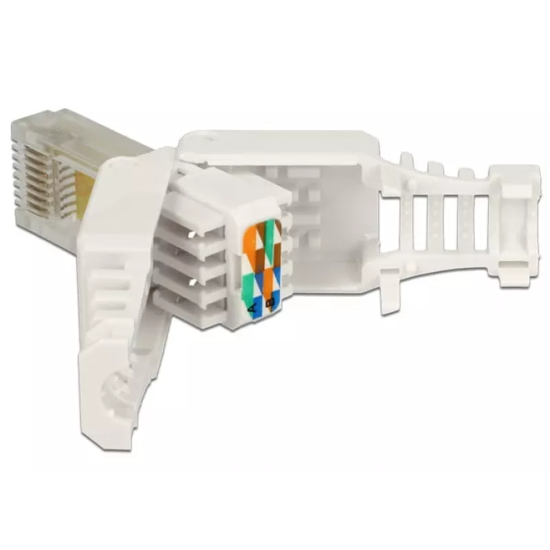 Złącze przewodowe DeLOCK 86415 RJ-45 biały