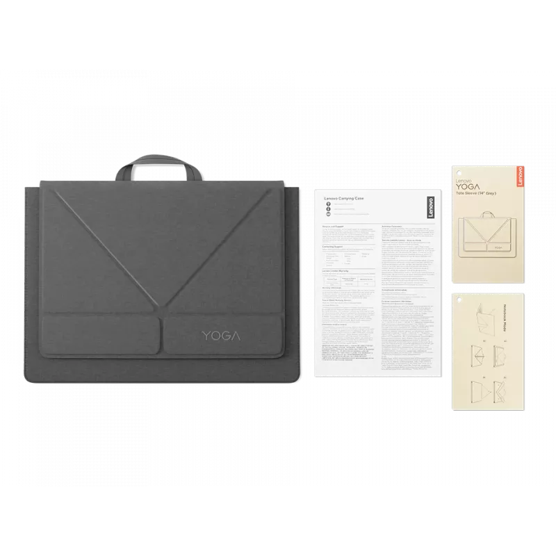 Lenovo Yoga Tote Sleeve | Mieści do 14 cali | Etui | Szary