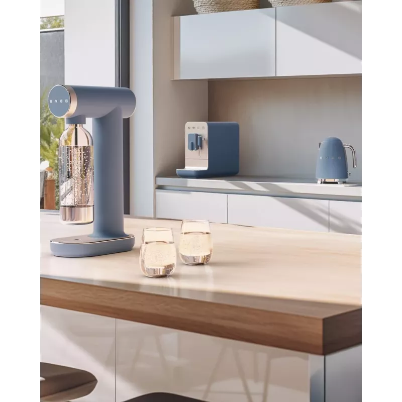 Smeg TSF01SBMEU toster 6 2 kromki 950 W niebieski