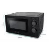 Kuchenka mikrofalowa solo ESPERANZA ESTOFADO — 20 l, 700 W, 5 poziomów mocy, talerz obrotowy 24,5 cm, czarna