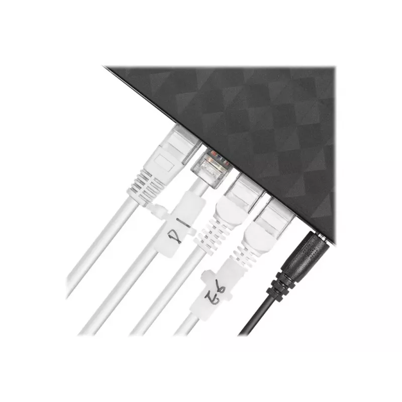 Opaski kablowe z polem do opisu (poprzeczne) - długość 100 mm - szerokość 2,5 mm