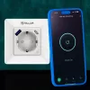Inteligentna wtyczka ścienna WiFi Tellur TLL331531 — 3600W 16A, pilotów Wi‑Fi
