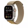 Band Apple 49mm Tan Alpine Loop Large Natural Titanium Finish
