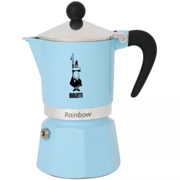 Bialetti Rainbow 0.06 L Aluminium Thermoplastic niebieski Coffee Maker