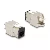 DeLOCK 88118 moduł Keystone płaski czarny RJ-45 10 szt.