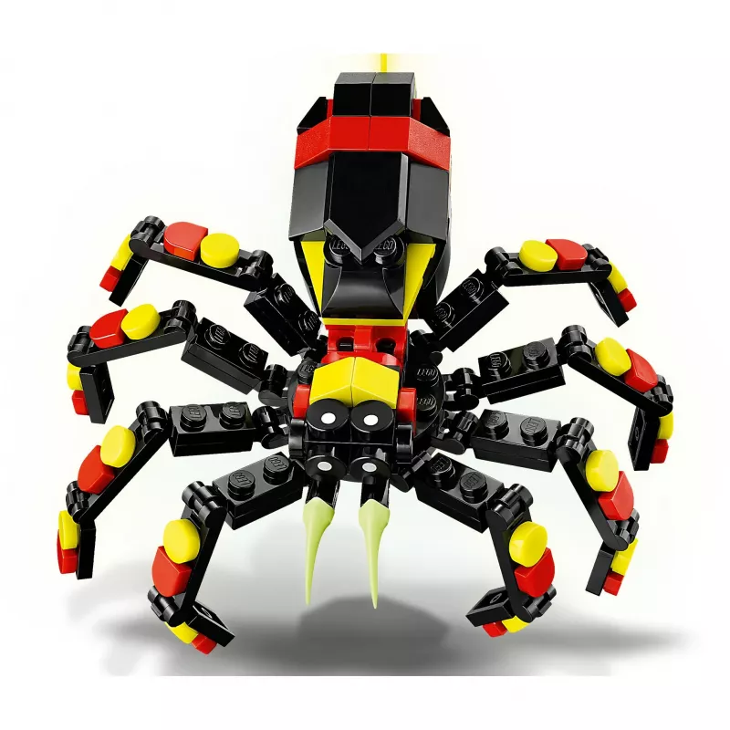 LEGO Creator 3-w-1 budowalny model pająka 31159 — 153 części, wiek 7+, 110×150×50 mm