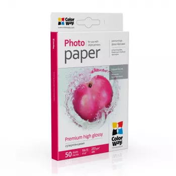 Papier fotograficzny ColorWay PSG2550504R błyszczący 255 g/m² 10x15 cm 50 arkuszy