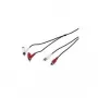 Wentronic Goobay przewód połączeniowy RCA, 1,5 m - 2x wtyk RCA > 2x wtyk/gniazdo RCA (50214)