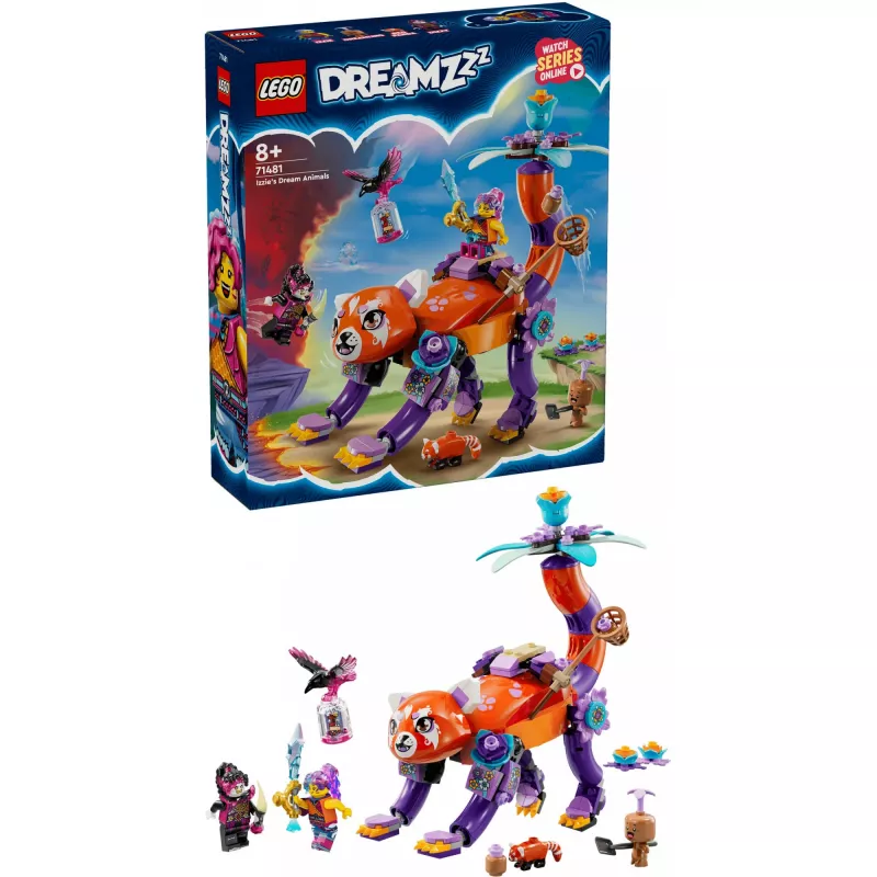 Zestaw LEGO DREAMZzz Izzie Dream Animals 71481 – kolekcjonerski zestaw do zabawy
