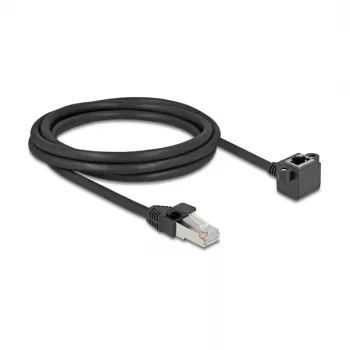 Kabel sieciowy DeLOCK 81098 RJ-45 Cat6 2 m czarny