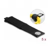 DeLOCK Wytrzymała opaska na rzep 508x50mm czarna 5 szt.