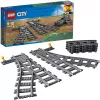 Zestaw klocków konstrukcyjnych LEGO City 60238 – zwrotnica kolejowa i akcesoria do zestawów