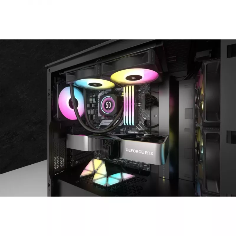Corsair CW-9060074-WW układ chłodzenia komputera Procesor Chłodzenie cieczą typu All-in-one 12 cm Czarny 1 szt.