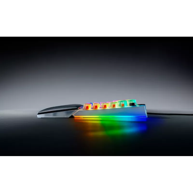 Razer Hot-swappable Mechanical Gaming Keyboard | BlackWidow V4 75% | Gaming Keyboard | Wired | US | Phantom White Edition | USB Type-C | Razer Mechani