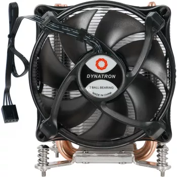 Dynatron Inter-Tech Q-6 - chłodzenie procesora powietrzne - wysoka jakość - (dla: LGA1700) - aluminiowe żeberka - 92 mm (Q6)