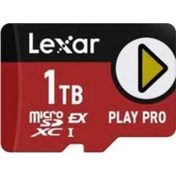 Karta pamięci microSD Lexar LMSXPS0001T-BNNNG 1 TB, odczyt 900 MB/s, zapis 600 MB/s, klasa 3 (U3)