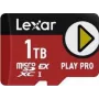 Karta pamięci microSD Lexar LMSXPS0001T-BNNNG 1 TB, odczyt 900 MB/s, zapis 600 MB/s, klasa 3 (U3)
