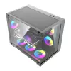 Obudowa komputerowa DarkFlash B275 PRO (czarna) z 6 dołączonymi wentylatorami