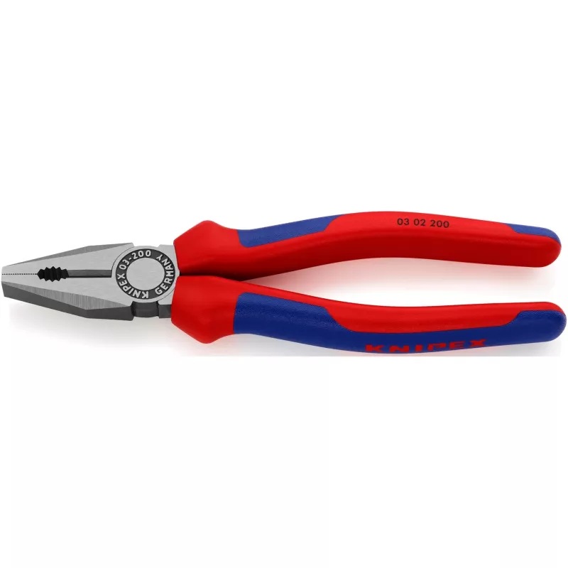Knipex szczypce uniwersalne, uchwyty 2-komponentowe, 200 mm