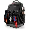 Torba narzędziowa Knipex X18 37 kieszeni czarno-czerwona tkanina plastik