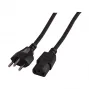 EFB-Elektronik Kabel zasilający Swiss Type 12 - C13 180°, czarny, 2,0 m, 3 x 0,75 mm² Producent: EFB Elektronik (EK537.2V3)