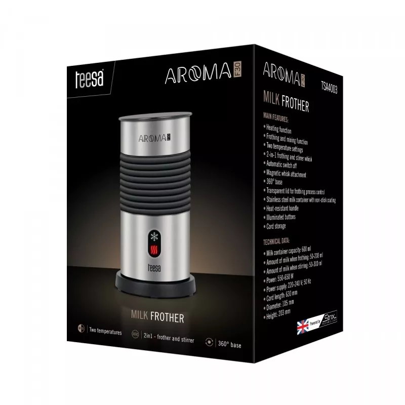 Spieniacz do mleka Teesa AROMA F30