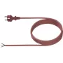 Bachmann - kabel zasilający - 2-pin do bez wtyczki - AC 250 V - 3,0 m - pomarańczowy (328.875)