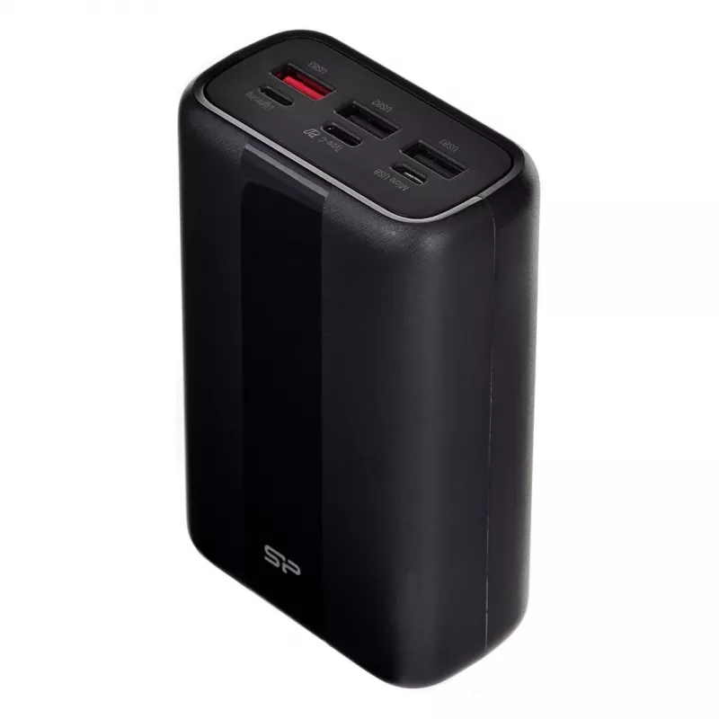Powerbank Silicon Power QX55, litowo-polimerowy (LiPo), 30000 mAh, czarny