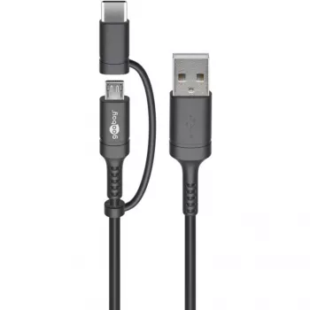 Kabel USB Goobay 71892 Czarny
