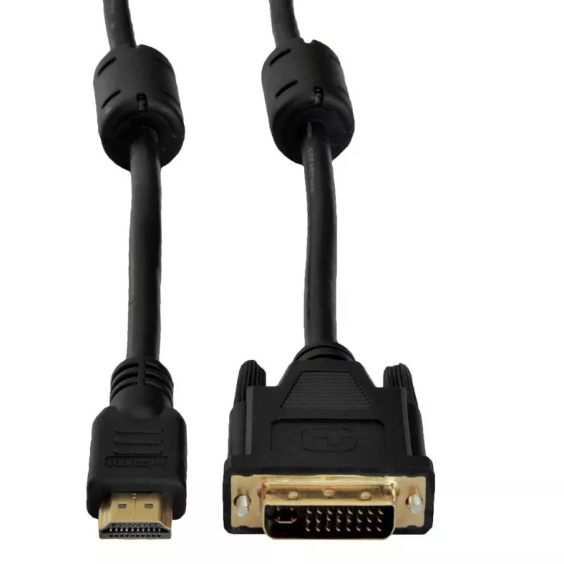 Adapter kabla wideo Akyga AK-AV-11 1,8 m HDMI Type A (Standard) DVI-D czarny