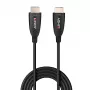 Lindy 10m Fibre Optic Hybrid HDMI 8K60 kabel, 10 m, HDMI typu A (standard), HDMI typu A (standard), 48 Gbit/s, czarny