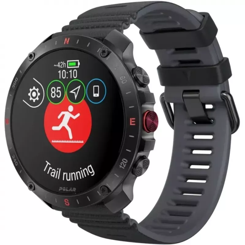 Polar Grit X2 Pro 3,53 cm (1.39 inch) AMOLED Cyfrowy 454 x 454 Pixel Ekran dotykowy Czarny GPS (900110286)