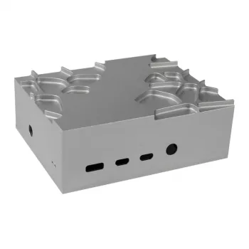 Akasa Aluminium Gehäuse für Raspberry Pi 4B mit Thermal-Kit - silber (A-RA09-M1S)