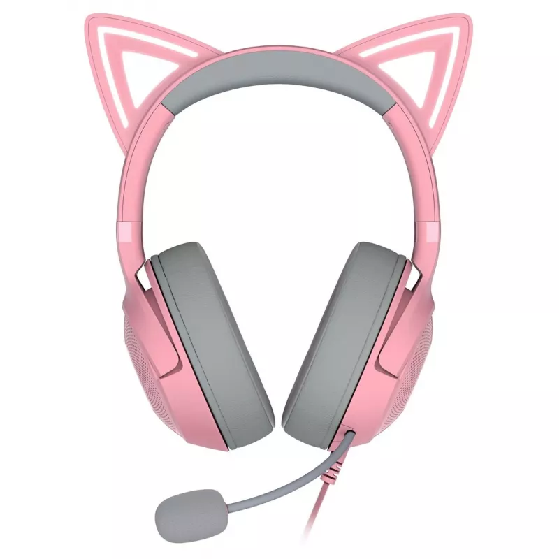 Przewodowe słuchawki nauszne Razer RZ04-04730200-R3M1 — wokółuszne, kabel 1,3 m, 353 g, różowe