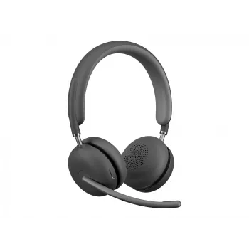 Zestaw słuchawkowy LOGITECH Zone Wireless 2 Teams natywny Bluetooth - GRAFITOWY