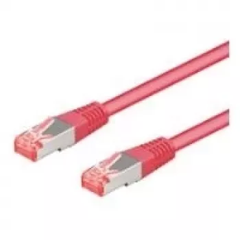 Kabel sieciowy Goobay Cat6-150 SSTP 1,5 m magenta