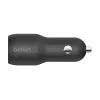 Ładowarka samochodowa Dual USB-A 12W x2 Czarna