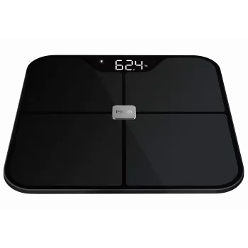 Waga analityczna iHEALTH Nexus Pro HS2SPRO — bezprzewodowa, maks. obciążenie 181 kg, pomiar BMI, czarna