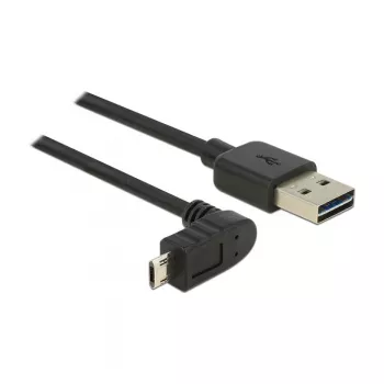 Kabel USB DeLOCK 83849 USB 2.0 0,5 m USB A Micro-USB B Czarny