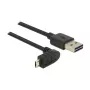 Kabel USB DeLOCK 83849 USB 2.0 0,5 m USB A Micro-USB B Czarny
