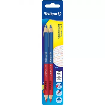 Kredki Pelikan 811118 niebieska czerwona 2 szt.