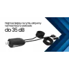 Samochodowa antena DVB-T Shark SHA301CAR z aktywnym wzmacniaczem do odbioru telewizji w pojazdach