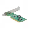 Karta DeLOCK PCI Express 4.0 x8 do 2 wewnętrznych portów SFF-8654 4i NVMe – niskoprofilowa