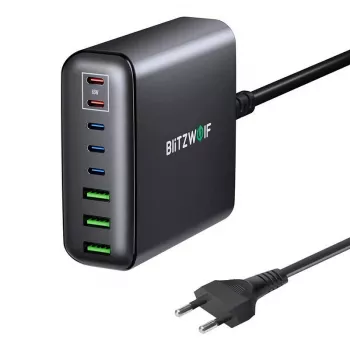 Ładowarka sieciowa BlitzWolf BW-S26 250W (czarna)