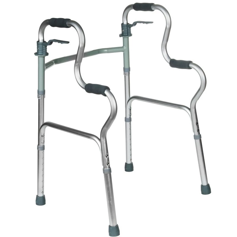Chodzik rehabilitacyjny REHA FUND RF-133 3w1, rama aluminiowo-stalowa, regulowana wysokość 81–99 cm, 2 koła, siedzisko, maks. obciążenie 100 kg