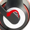 Przewodowy zestaw słuchawkowy do gier GEMBIRD MHS-03-BKRD — binauralny, wokółuszny, 3,5 mm, kabel 1,8 m, czerwono-czarny