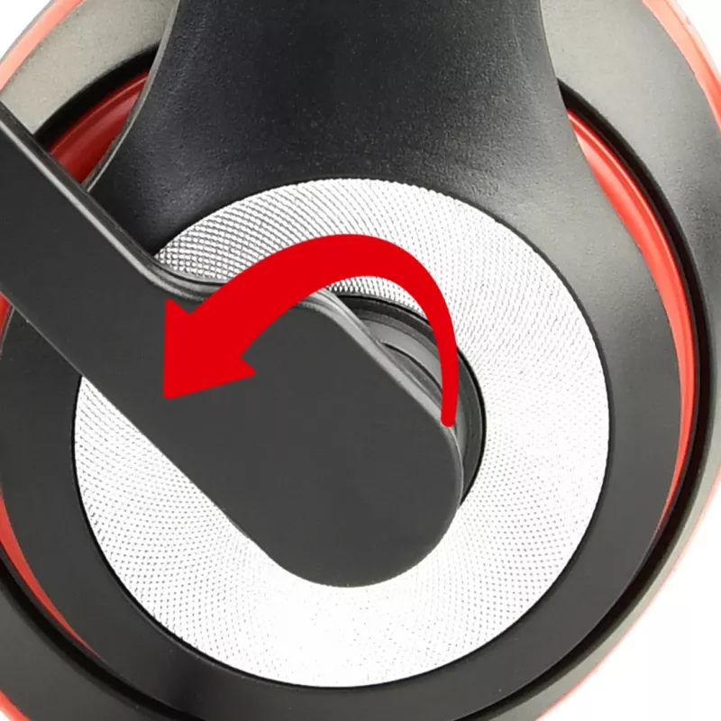 Przewodowy zestaw słuchawkowy do gier GEMBIRD MHS-03-BKRD — binauralny, wokółuszny, 3,5 mm, kabel 1,8 m, czerwono-czarny