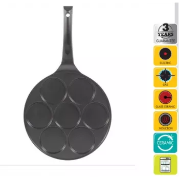 Patelnia do naleśników LAMART LT1293, aluminiowa z powłoką nieprzywierającą, średnica 27 cm